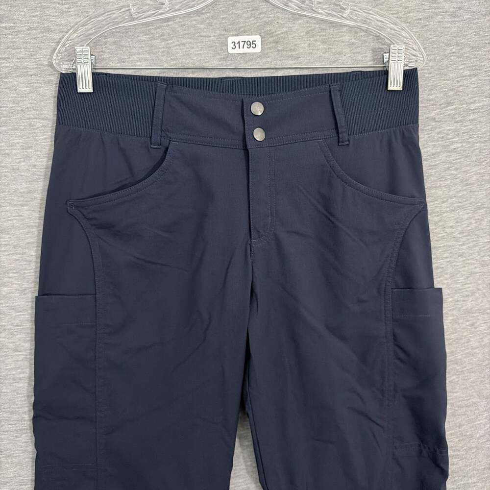 Title Nine Women's Size 10 Navy Blue Nylon Recycled Clamber Synch Pants - Picture 3 of 13